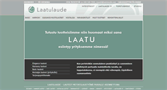 Desktop Screenshot of laatulaude.com